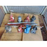 8 x 6 Ton & 3 Ton Hydraulic Jacks and Handles