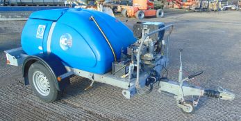 Western Diesel Pressure Washer Trailer with 1100 litre Water Bowser