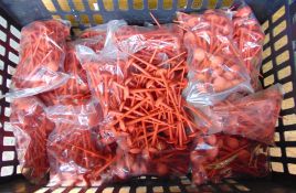 New Unissued Approx. 1000 Red Plastic Ground Marking Spikes