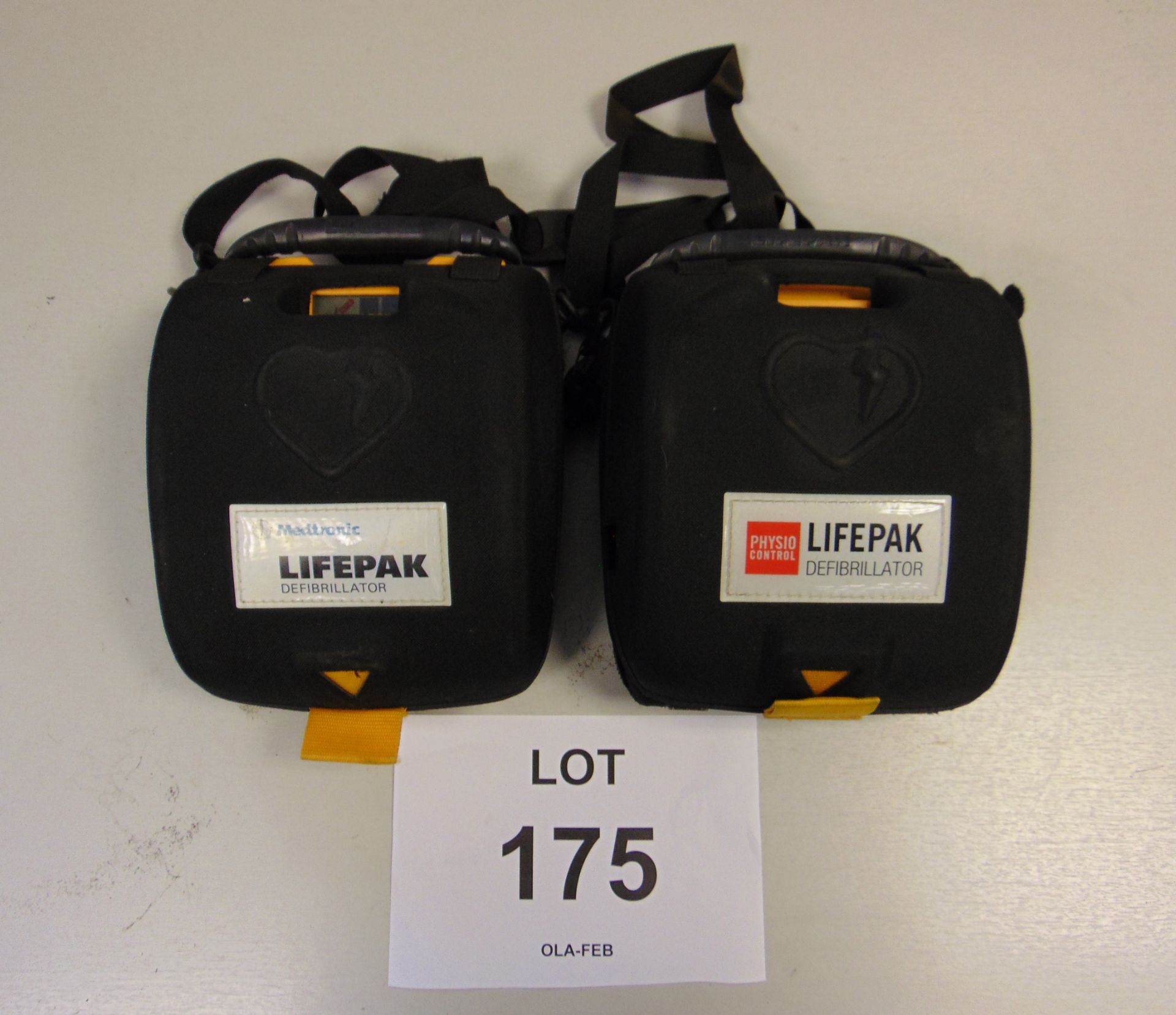 2 x Physio-Control Lifepak CR Plus Defibrillator Units - Fully Automatic