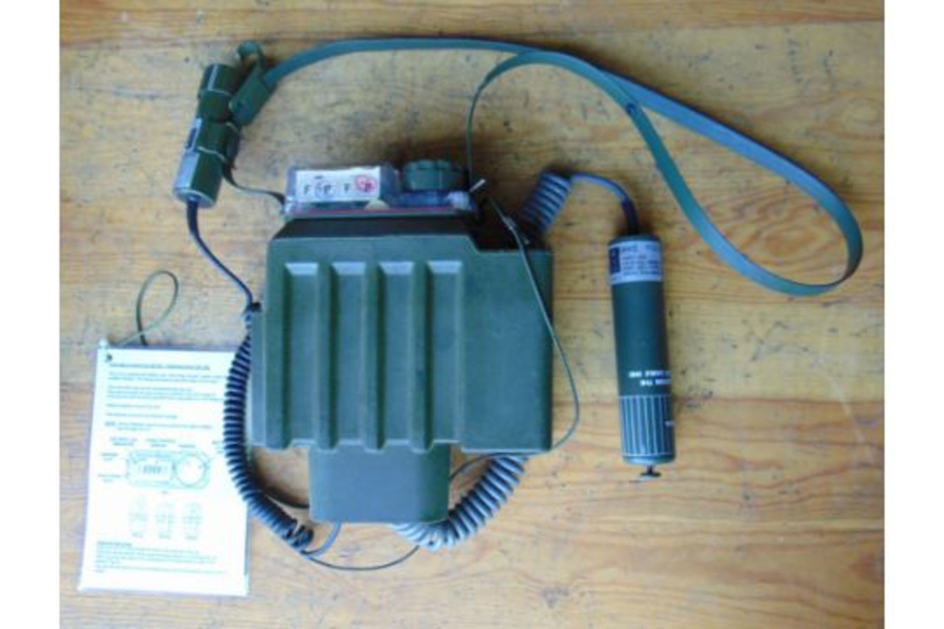 Portable Dose Rate Meter W/ Probe, Audible Indicator, Carry Strap & Operations Card