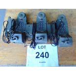 3 x Matel 2C800 Field Telephones