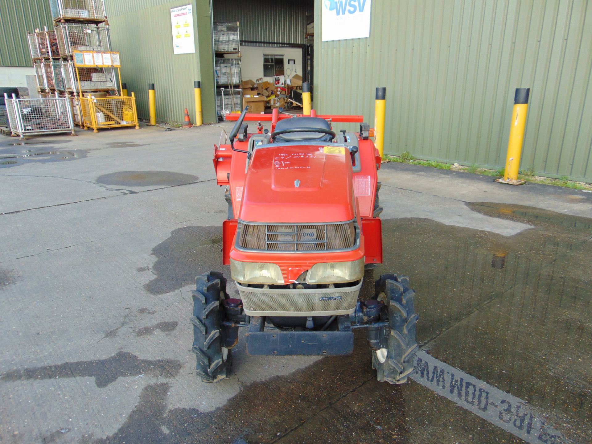 Yanmar F-7 4 x 4 Diesel Compact Tractor c/w RSA-1303 Rotorvator - Image 3 of 28