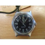 CWC (Cabot Watch Co Switzerland) 0552 Royal Marines Service Watch Nato Mark, Date 1989