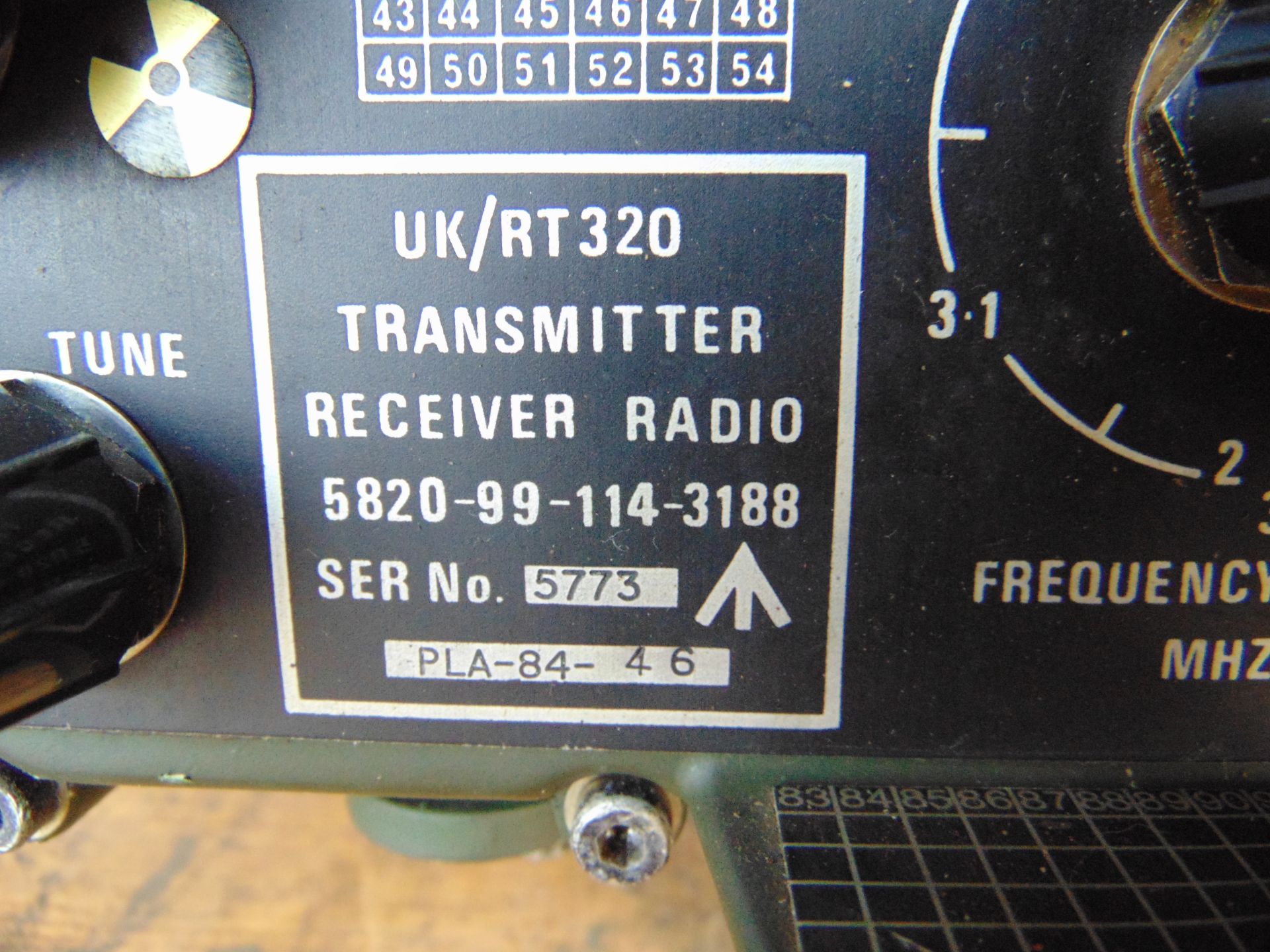 Clansman UK RT 320 HF Transmitter Receiver. - Image 3 of 4