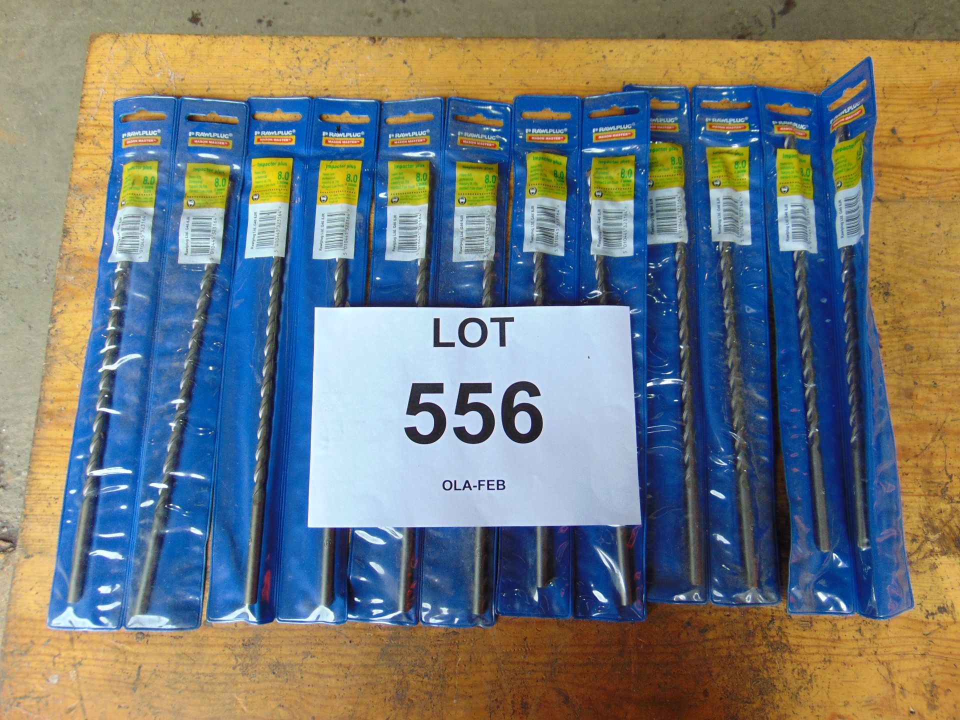 8.00mm x 300mm Heavy Duty Masonry Bits x 12