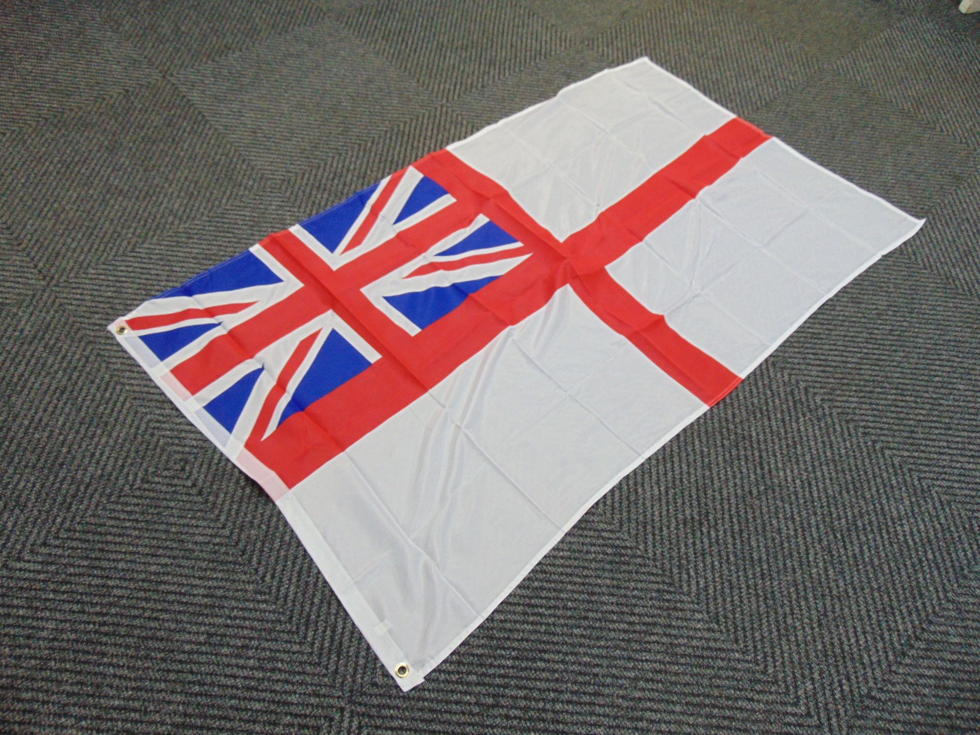 White Ensign Flag - 5ft x 3ft with Metal Eyelets. - Image 4 of 4