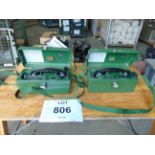 2 x UK PTC 405 Field Telephone Sets