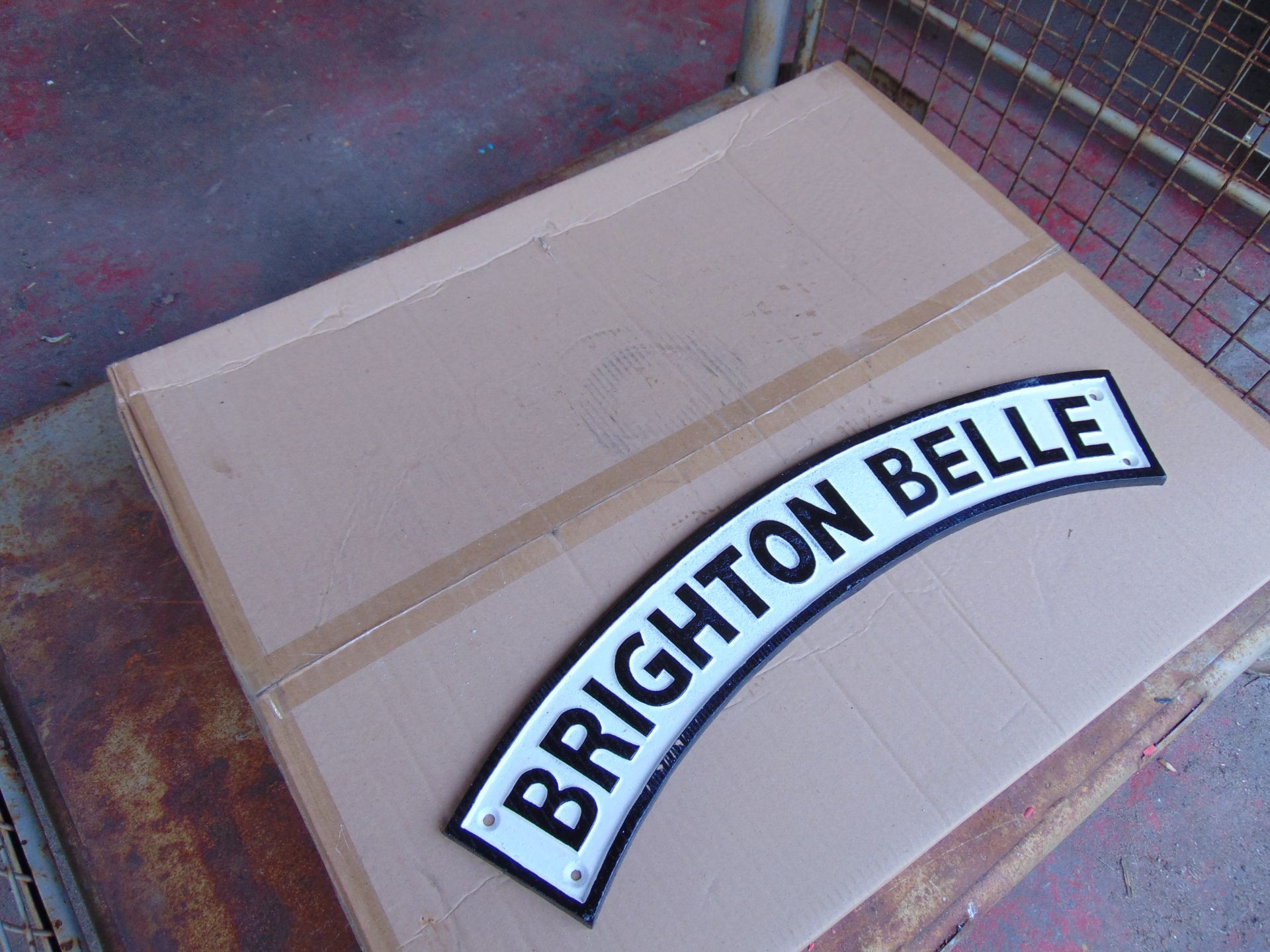 Brighton Belle Cast Iron Railway Train Name Plaque - Image 2 of 3