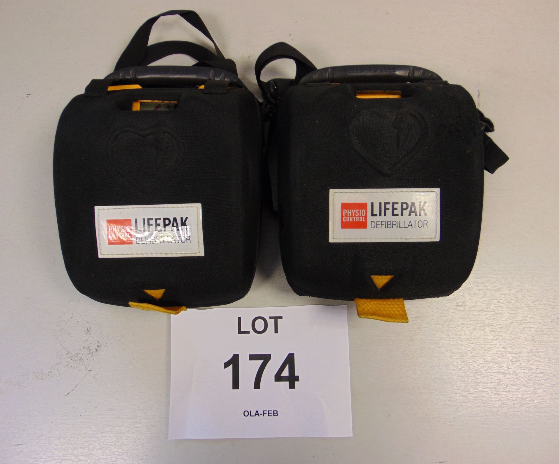 2 x Physio-Control Lifepak CR Plus Defibrillator Units - Fully Automatic