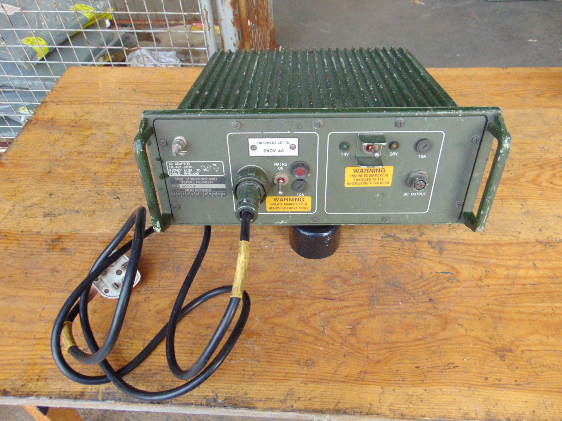 Widney Aish 240 Volt Clansman Power Supply w/ Lead & Plug - Image 2 of 4