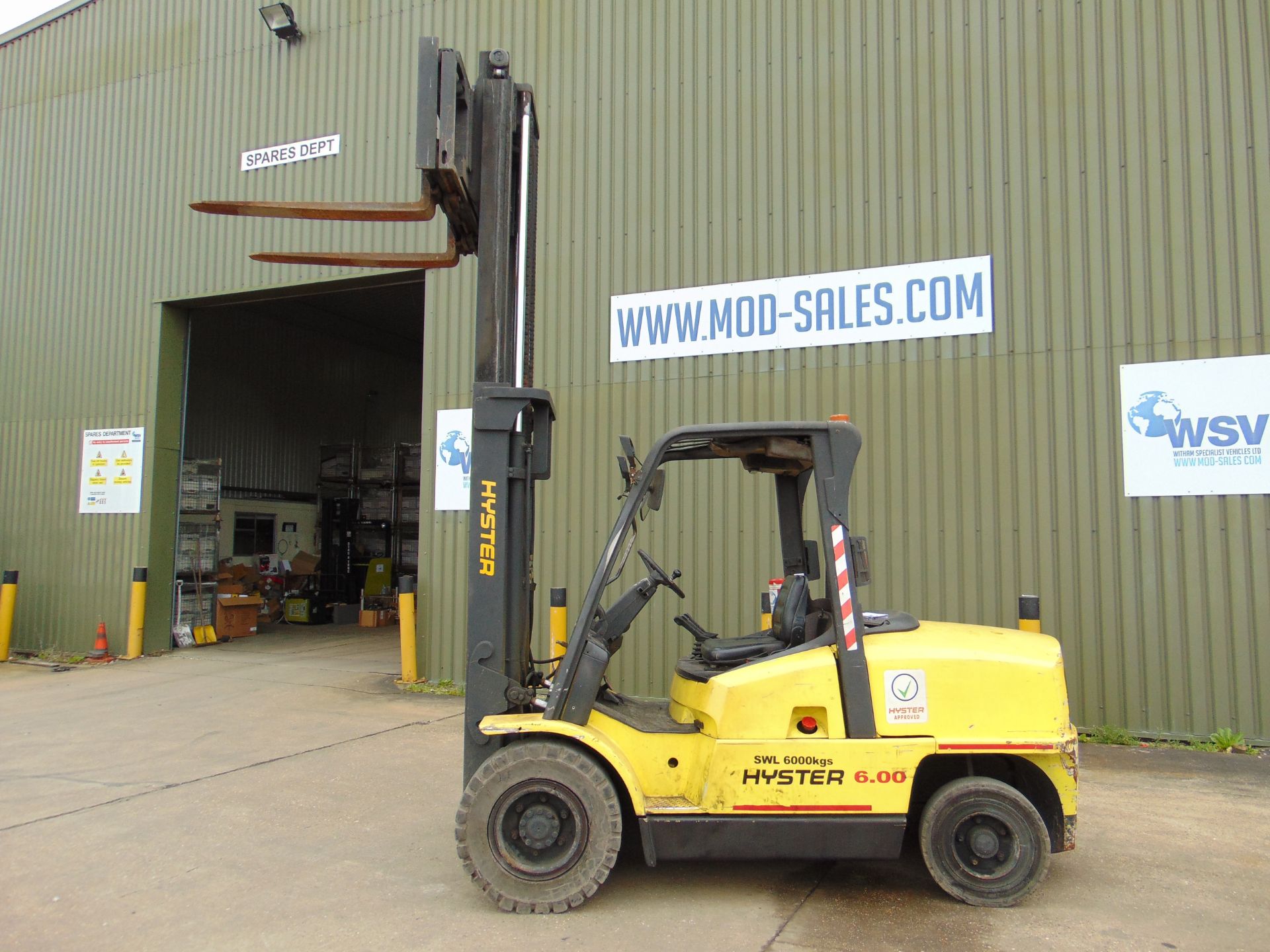 2008 Hyster 6.00 Diesel Forklift - 6000 Kg - Image 9 of 29