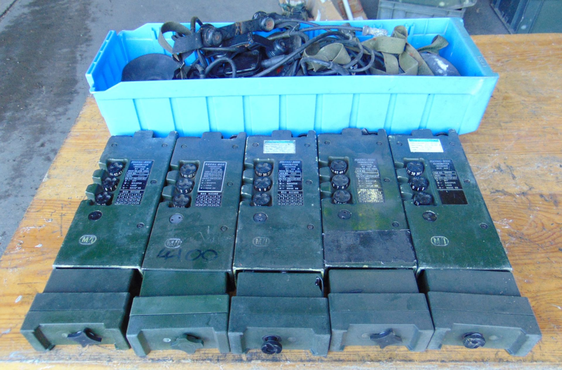 5 x UK / RT 349 Transmitter Receiver as shown - Image 3 of 3