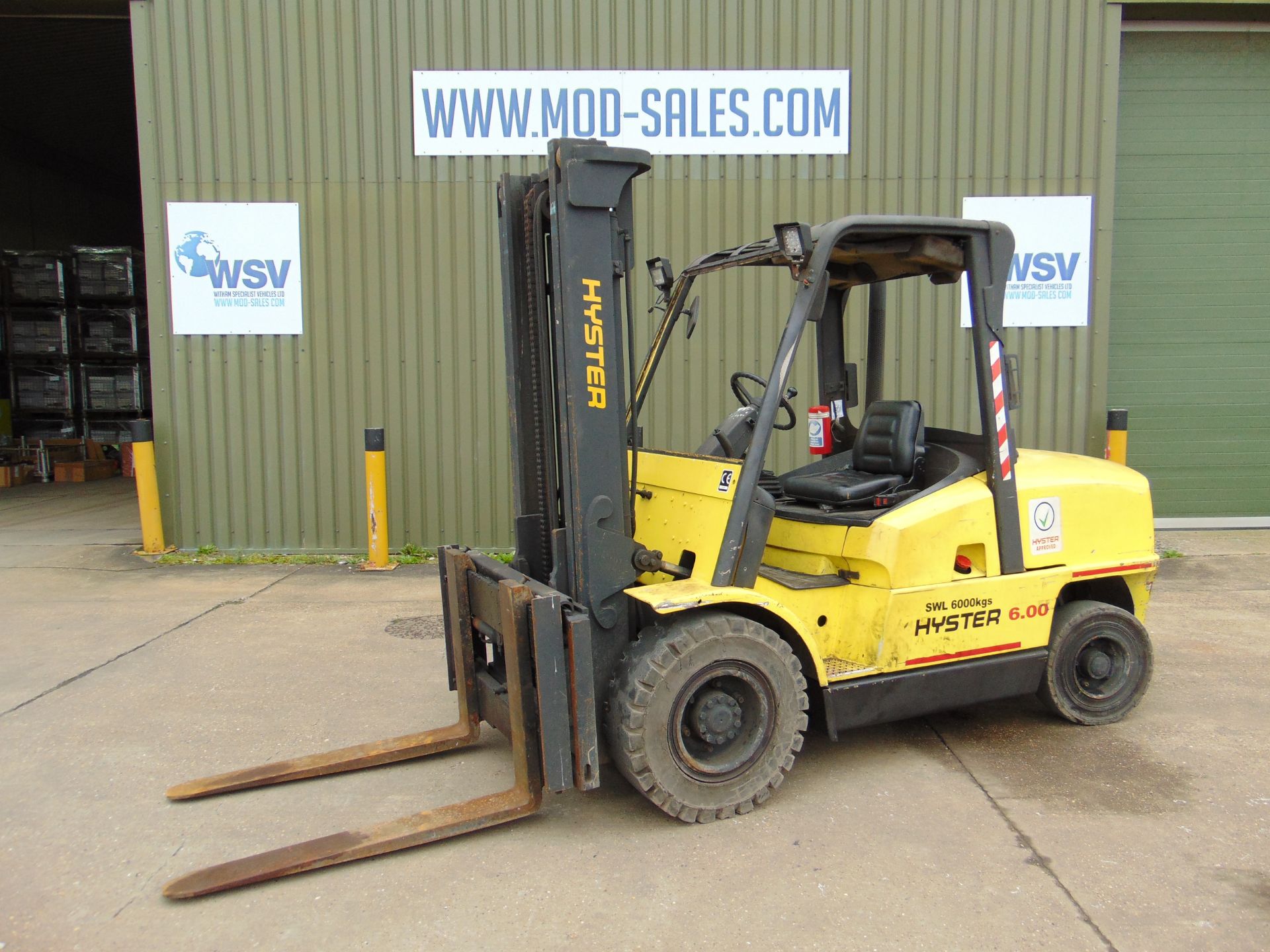 2008 Hyster 6.00 Diesel Forklift - 6000 Kg