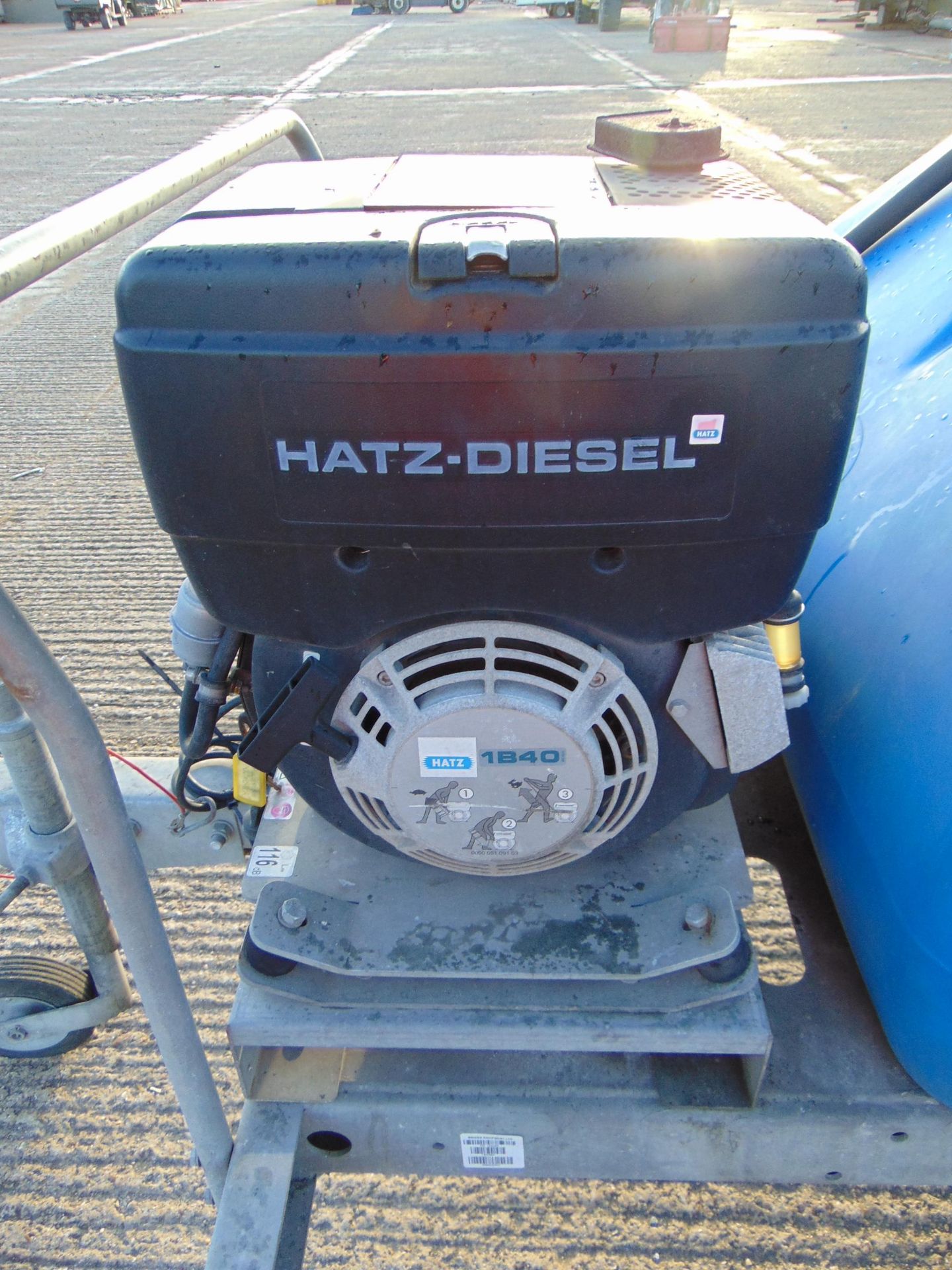 Western Diesel Pressure Washer Trailer with 1100 litre Water Bowser - Image 14 of 20