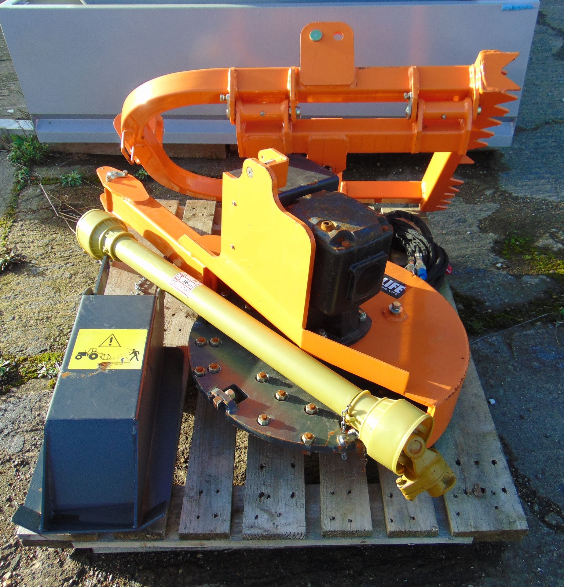 New Unused Hardlife SG24 3-Point Linkage Stump Grinder w /PTO Shaft as shown - Image 12 of 14