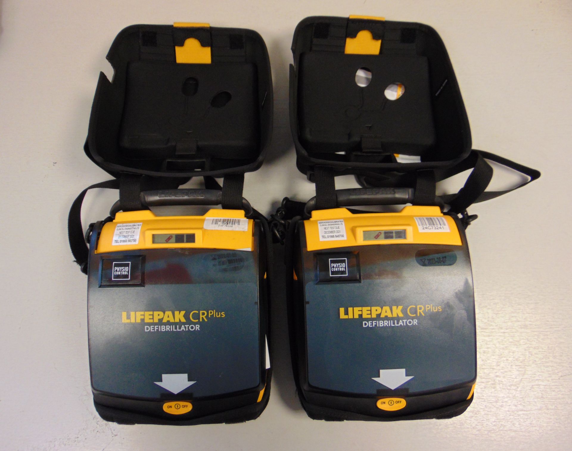 2 x Physio-Control Lifepak CR Plus Defibrillator Units - Fully Automatic - Image 3 of 3