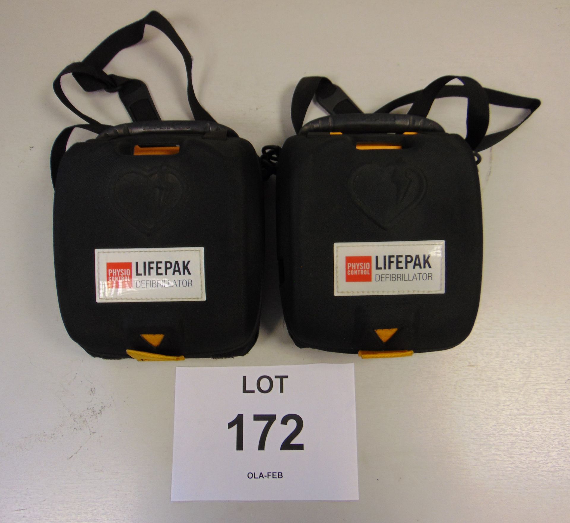 2 x Physio-Control Lifepak CR Plus Defibrillator Units - Fully Automatic