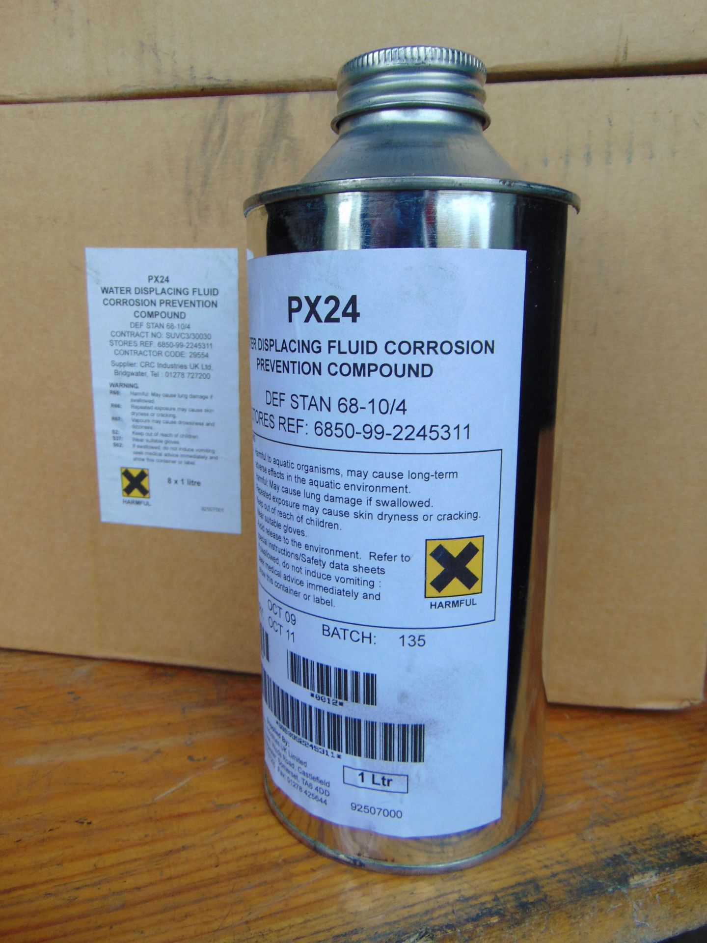 8 x 1 Ltr Bottles of PX24 Water Displacing Fluid Corrosion Prevention Compound - Image 3 of 6