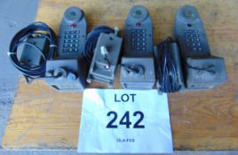 3 x Matel 2C800 Field Telephones