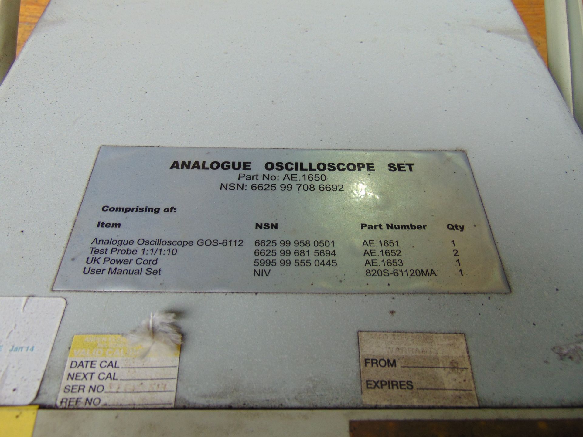 Instek Oscilloscope GOS-6112 from MoD - Bild 3 aus 4