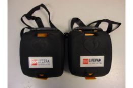 2 x Physio-Control Lifepak CR Plus Defibrillator Units - Fully Automatic