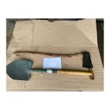 Hickory Handle Jeep Axe and T Handle Jeep Shovel