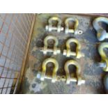 6 x Unissued 25 ton Recovery D Shackles