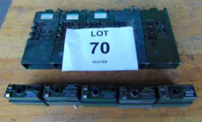 5 x UK / RT 349 Transmitter Receiver as shown