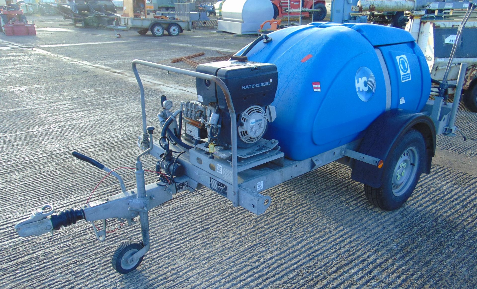 Western Diesel Pressure Washer Trailer with 1100 litre Water Bowser - Image 3 of 20