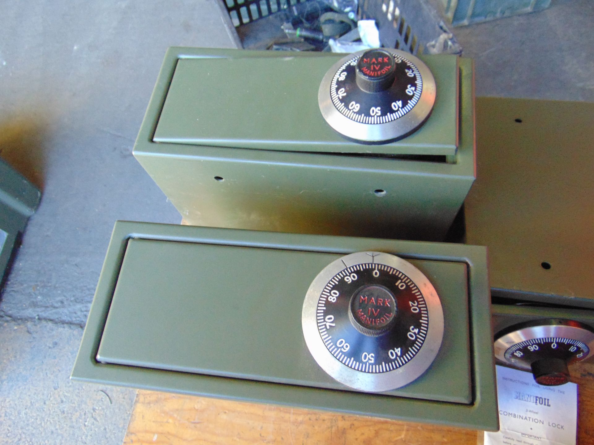 3 x Vehicle Safes w/ Combination Locks from MOD - Image 2 of 6