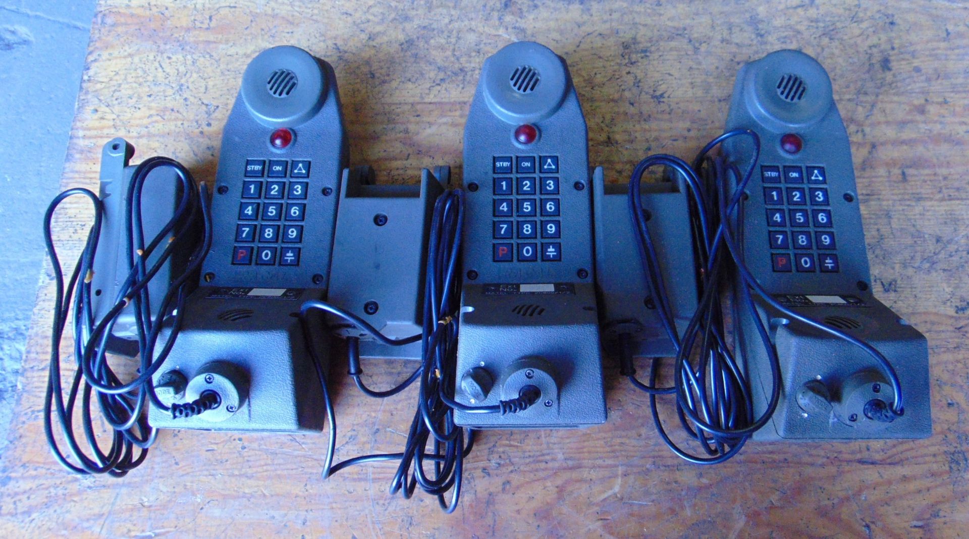 3 x Matel 2C800 Field Telephones - Image 2 of 4