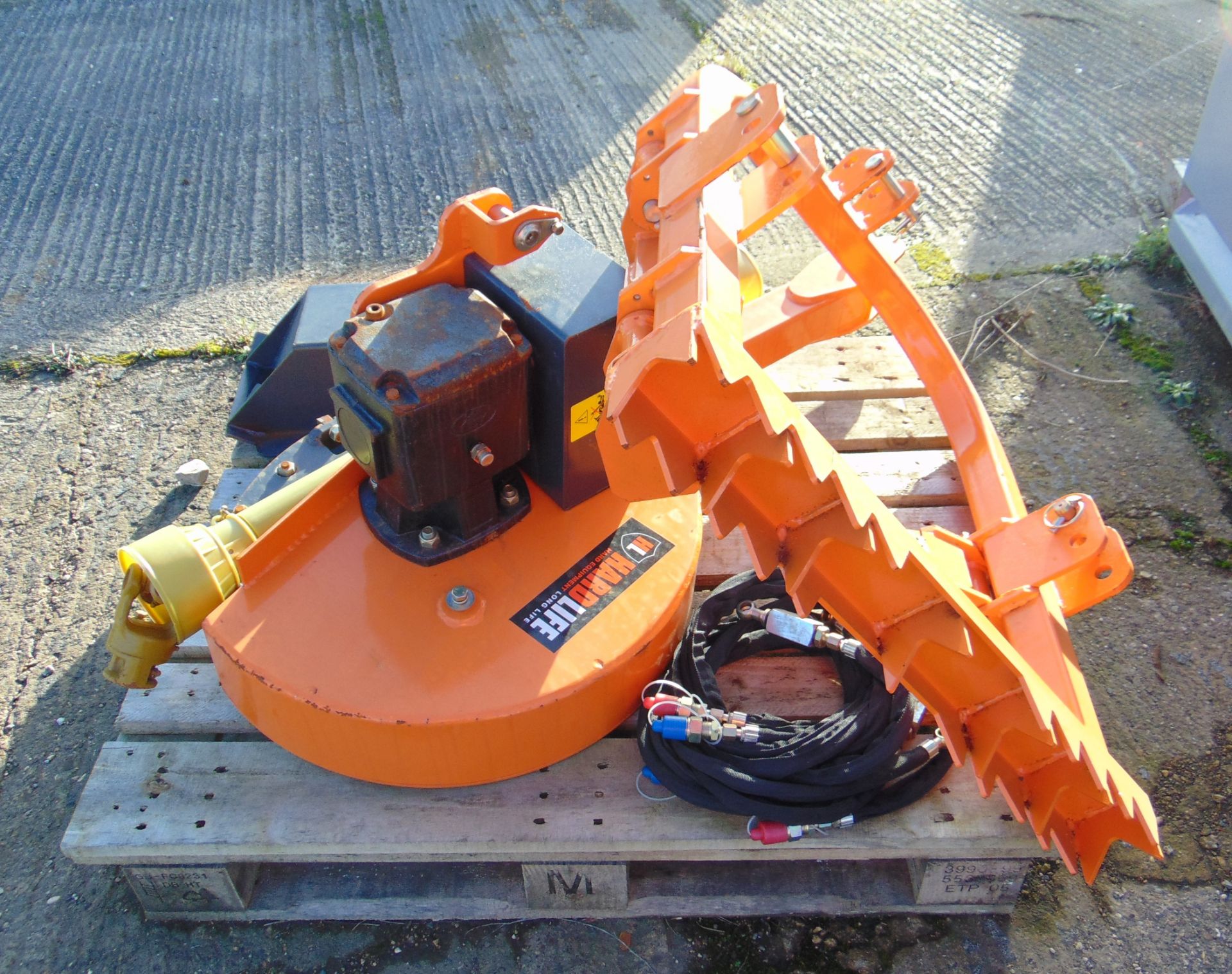 New Unused Hardlife SG24 3-Point Linkage Stump Grinder w /PTO Shaft as shown - Image 14 of 14