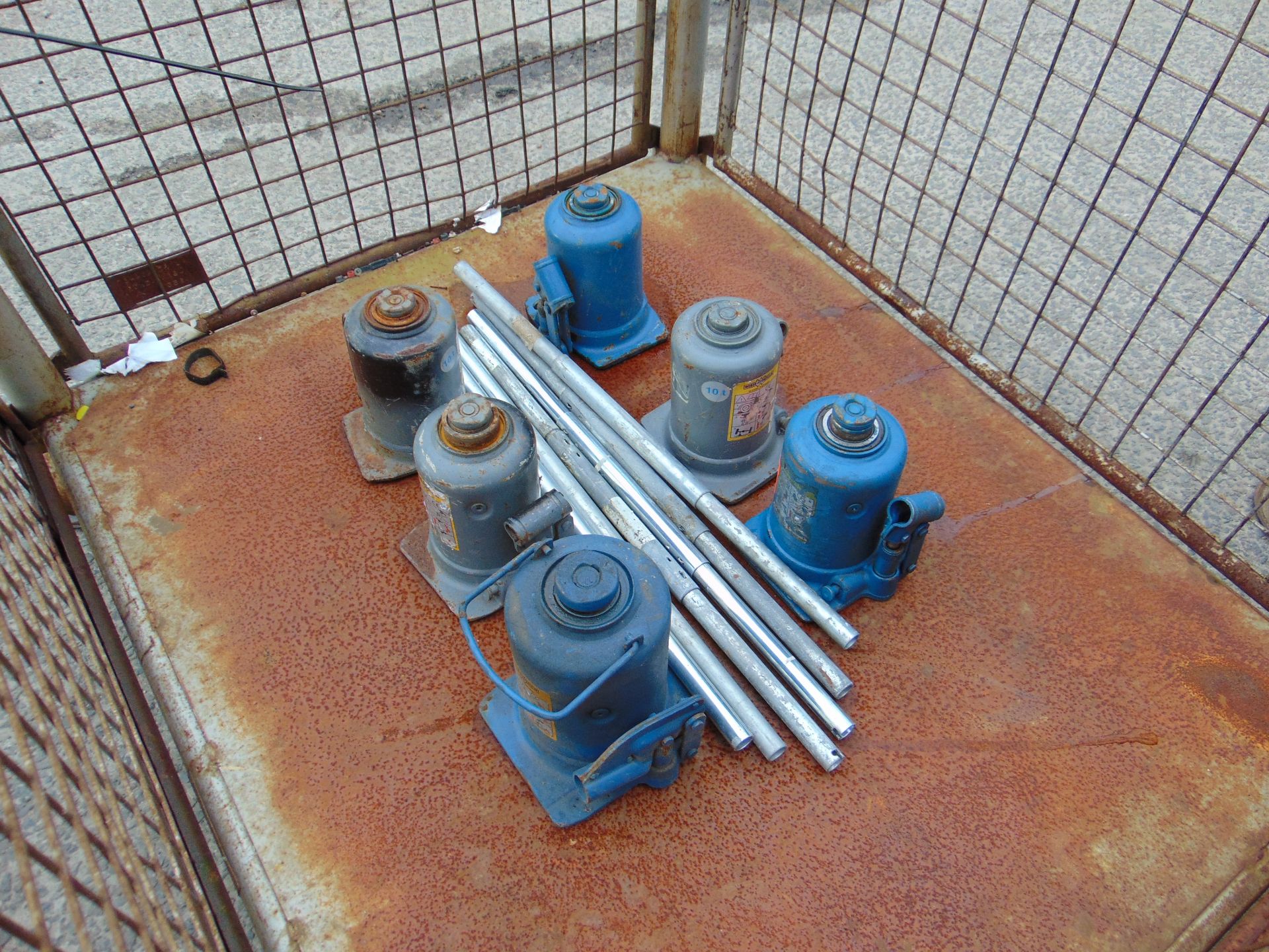 6 x Weber 12ton Bottle Jacks W/Handle - Image 2 of 6