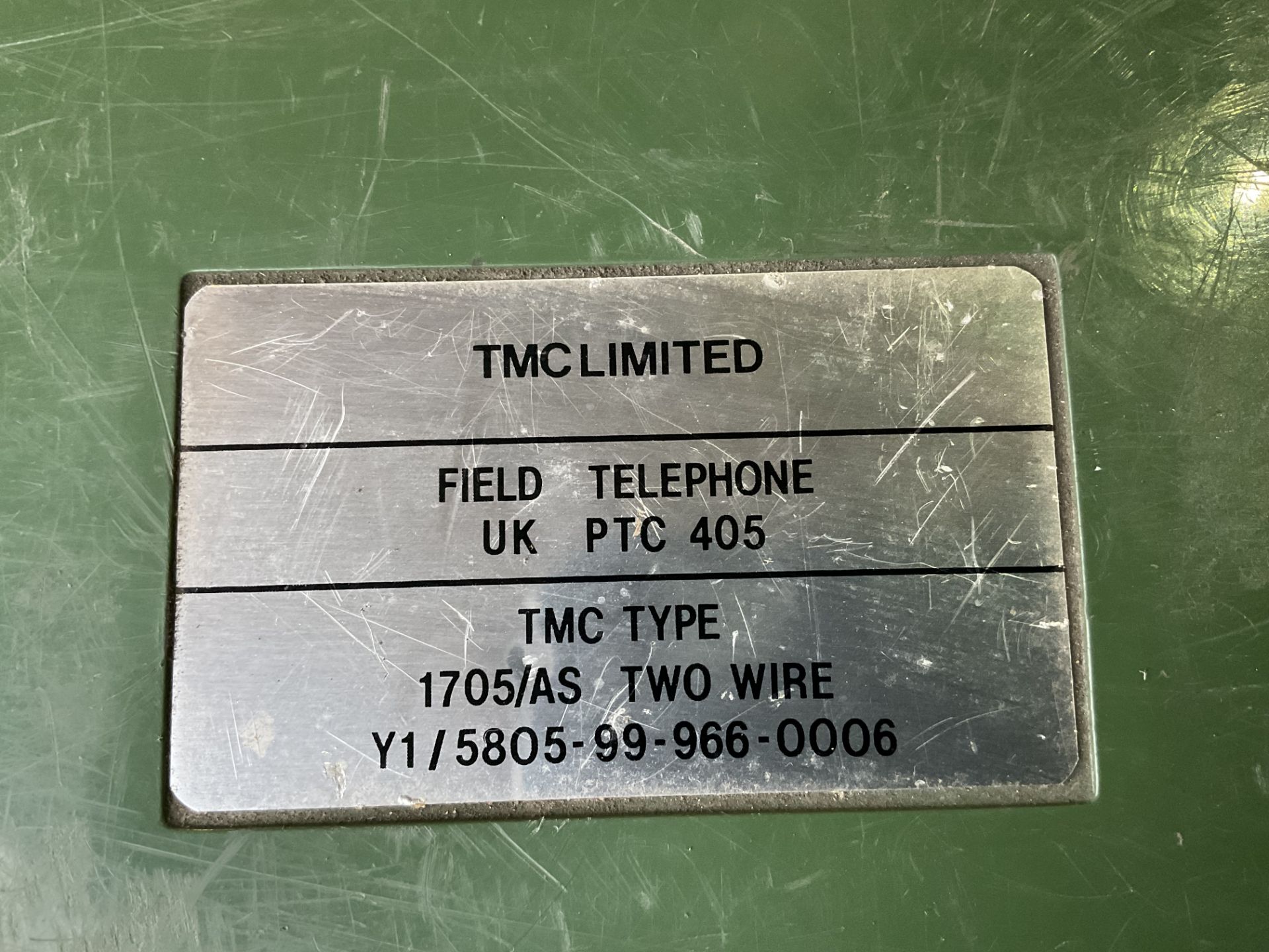 2X UK PTC 405 FIELD TELEPHONE - Image 4 of 5