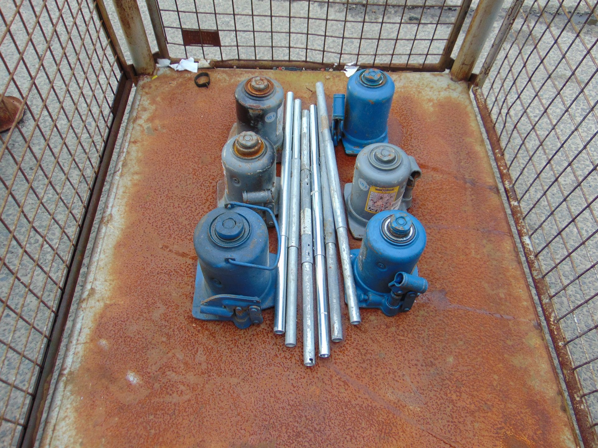 6 x Weber 12ton Bottle Jacks W/Handle - Image 4 of 6