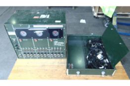 Very Rare SAFT Clansman 24V Universal Radio Battery Charger 240V Mains c/w Leads Instructions