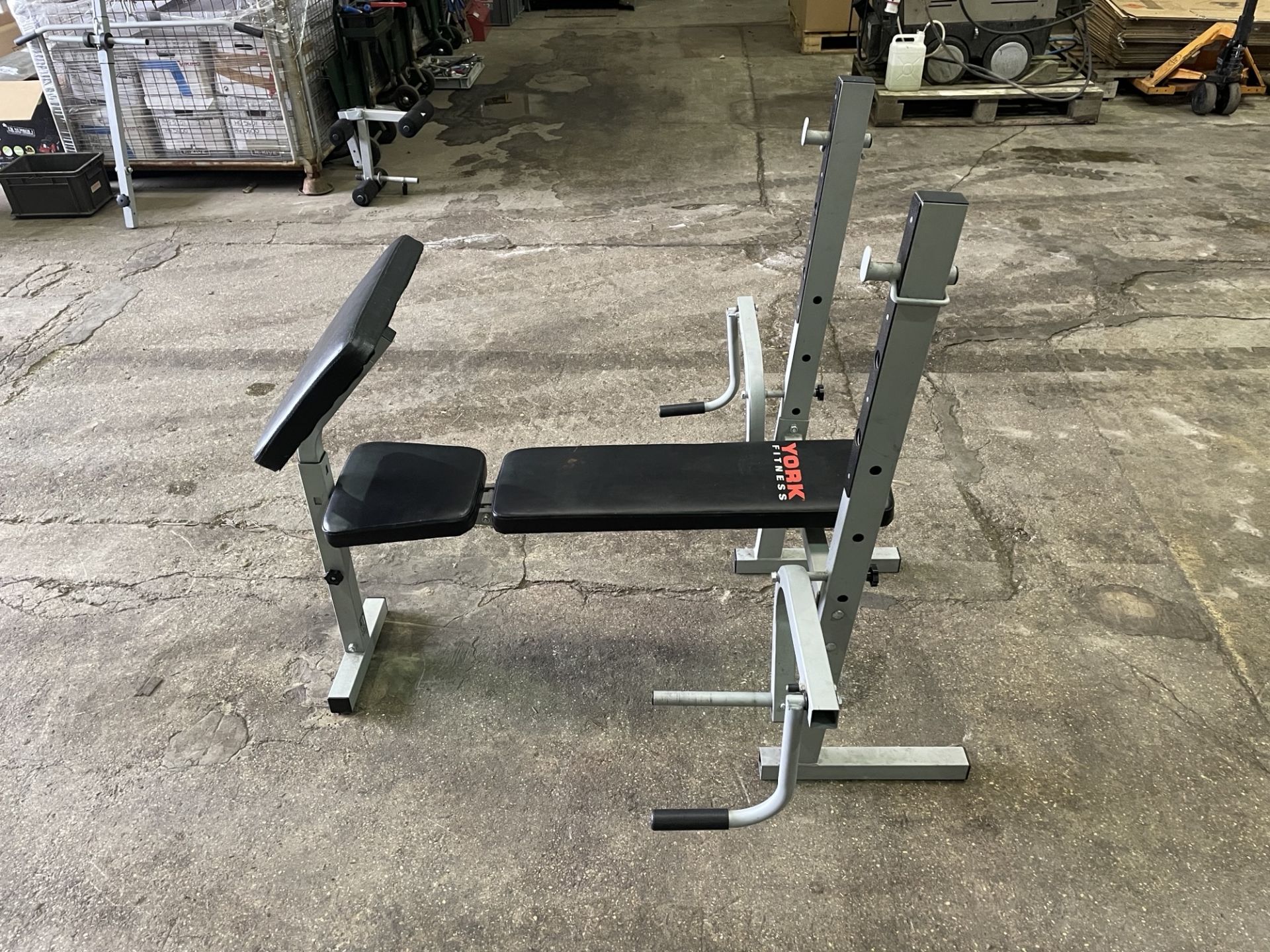 York Fitness Heavy Duty Multi-function Barbell Bench - Image 10 of 12