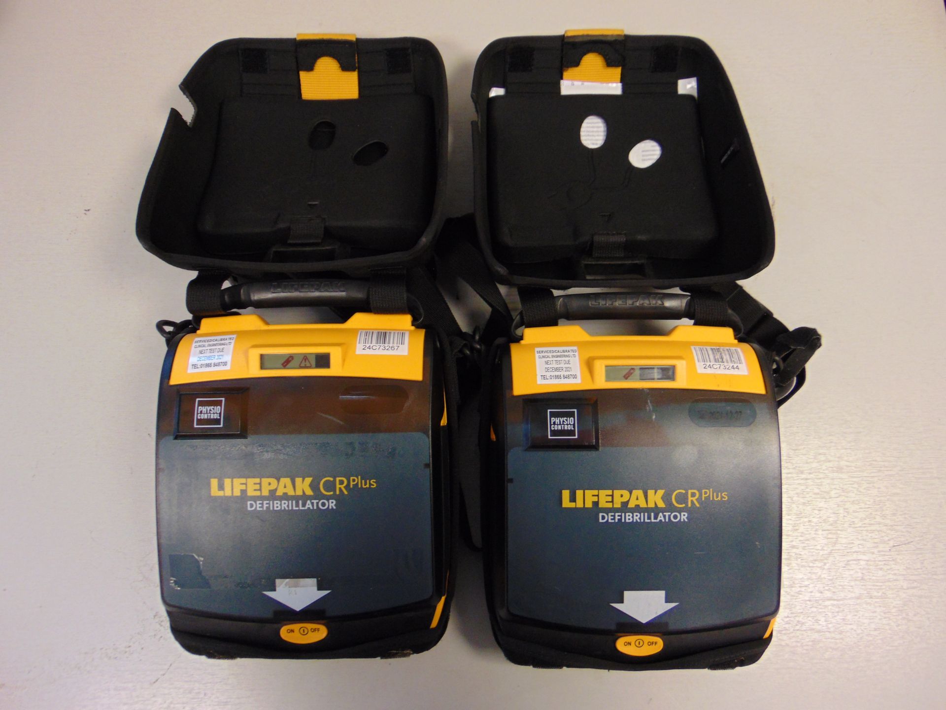 2 x Physio-Control Lifepak CR Plus Defibrillator Units - Fully Automatic - Image 3 of 3