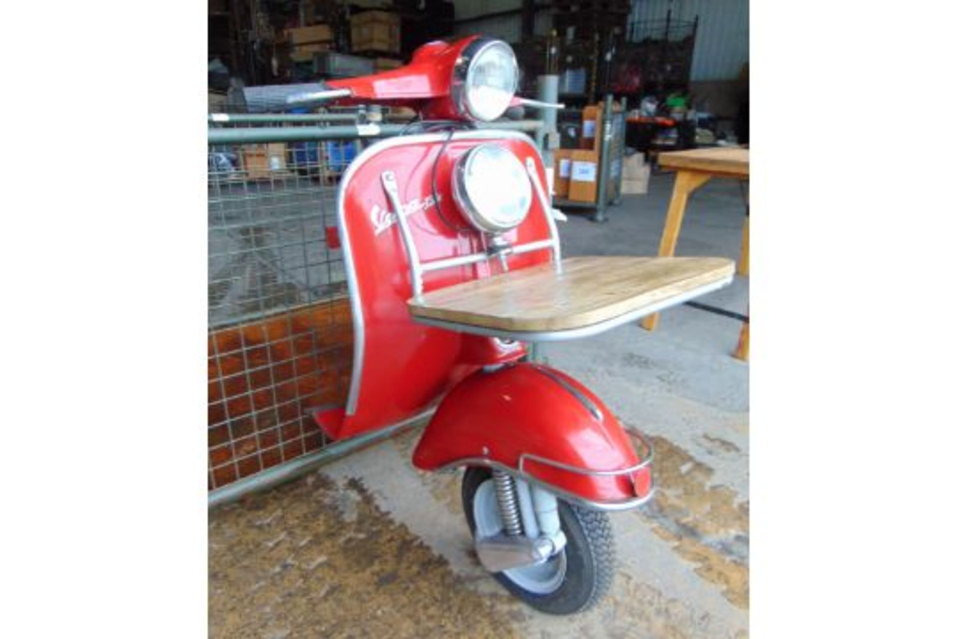 Front Half Vespa 150 Side / Drinks Table