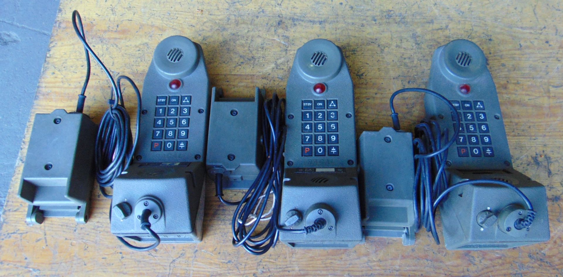 3 x Matel 2C800 Field Telephones - Image 2 of 4