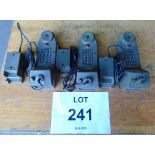 3 x Matel 2C800 Field Telephones