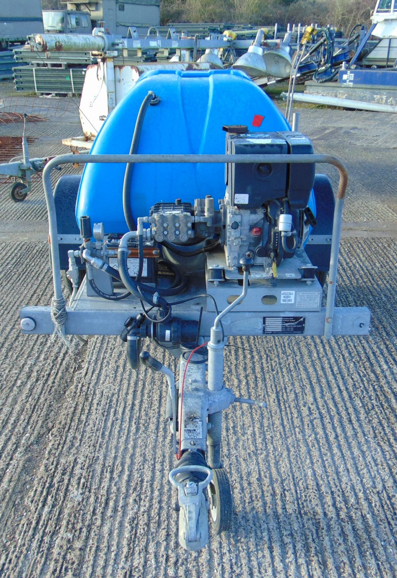 Western Diesel Pressure Washer Trailer with 1100 litre Water Bowser - Image 2 of 20