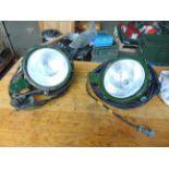 2 x FV159907 Vehicle Spot Lamp c/w Bracket and Leads