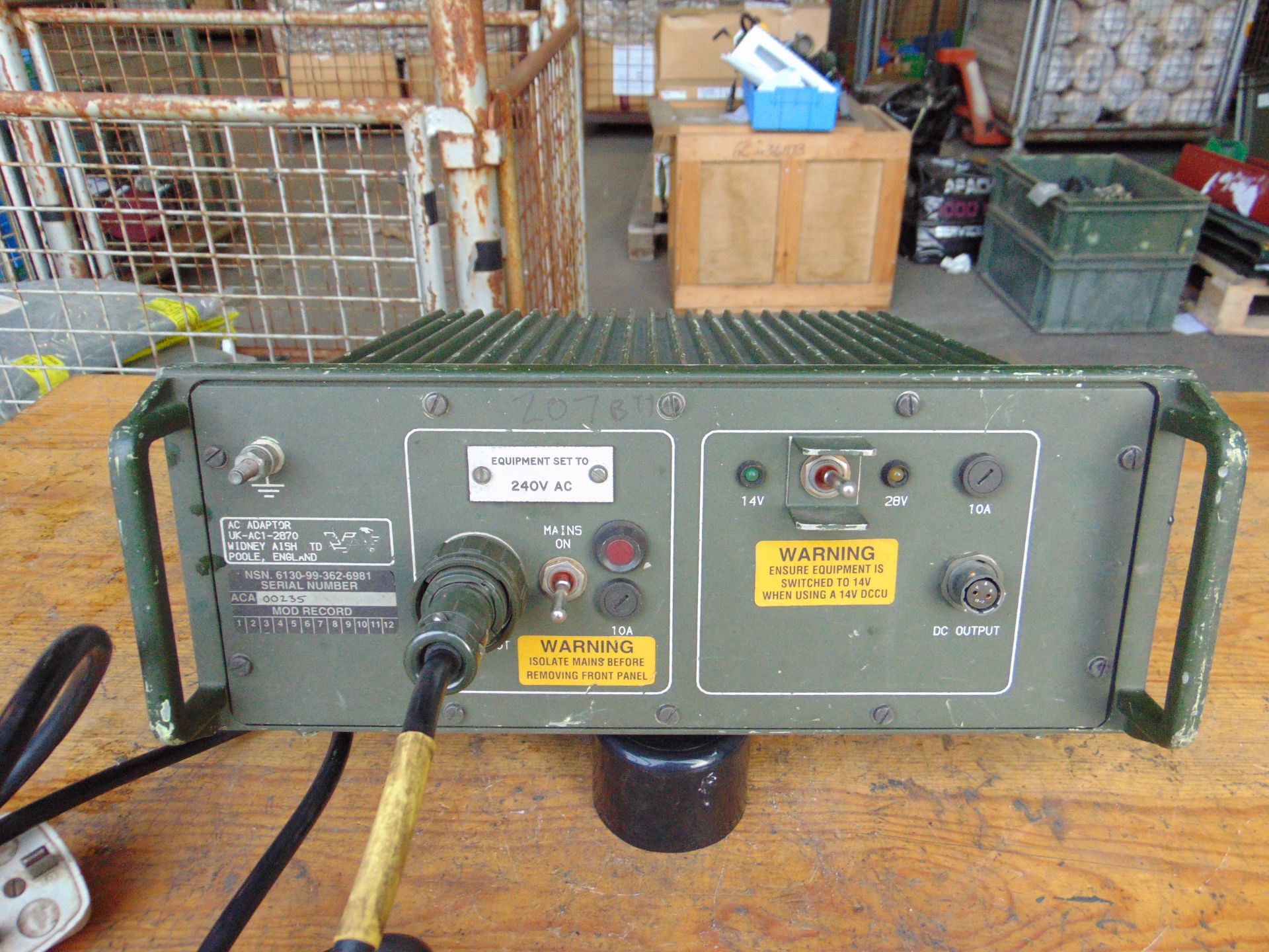 Widney Aish 240 Volt Clansman Power Supply w/ Lead & Plug - Image 3 of 4