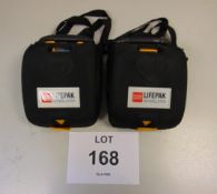 2 x Physio-Control Lifepak CR Plus Defibrillator Units - Fully Automatic