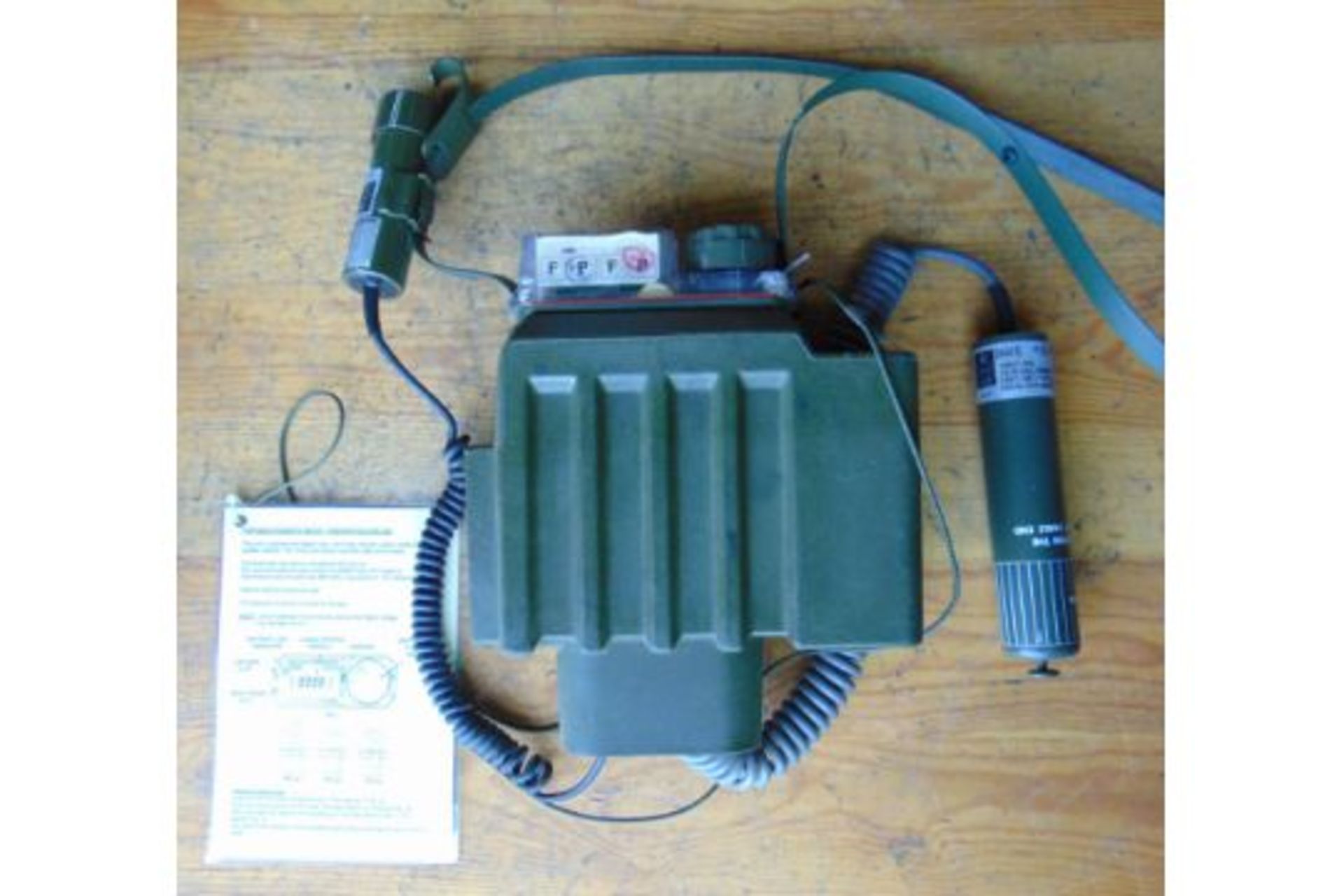 Portable Dose Rate Meter W/ Probe, Audible Indicator, Carry Strap & Operations Card - Image 2 of 8