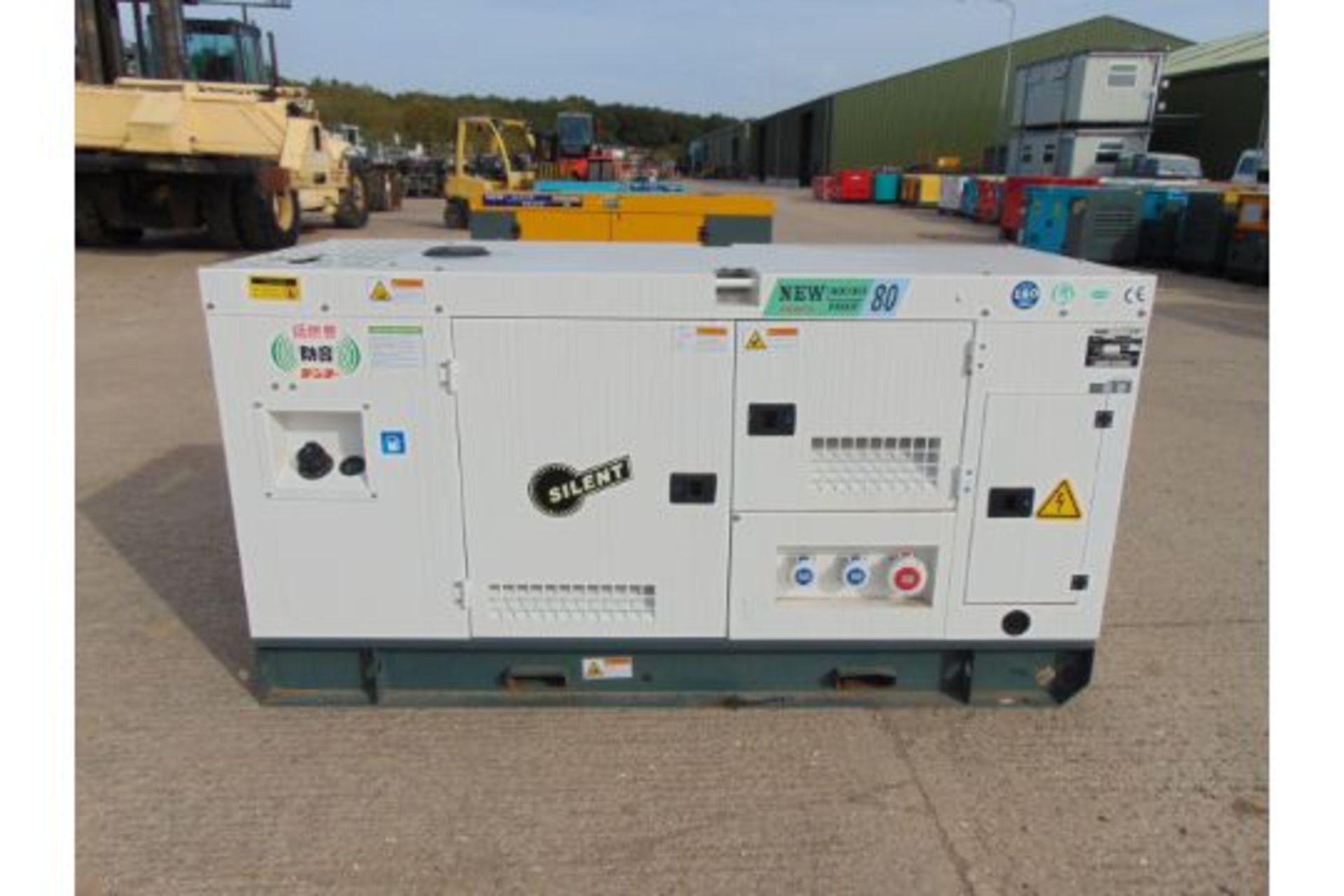 2023 UNISSUED 80 KVA 3 Phase Silent Diesel Generator Set - Bild 4 aus 15