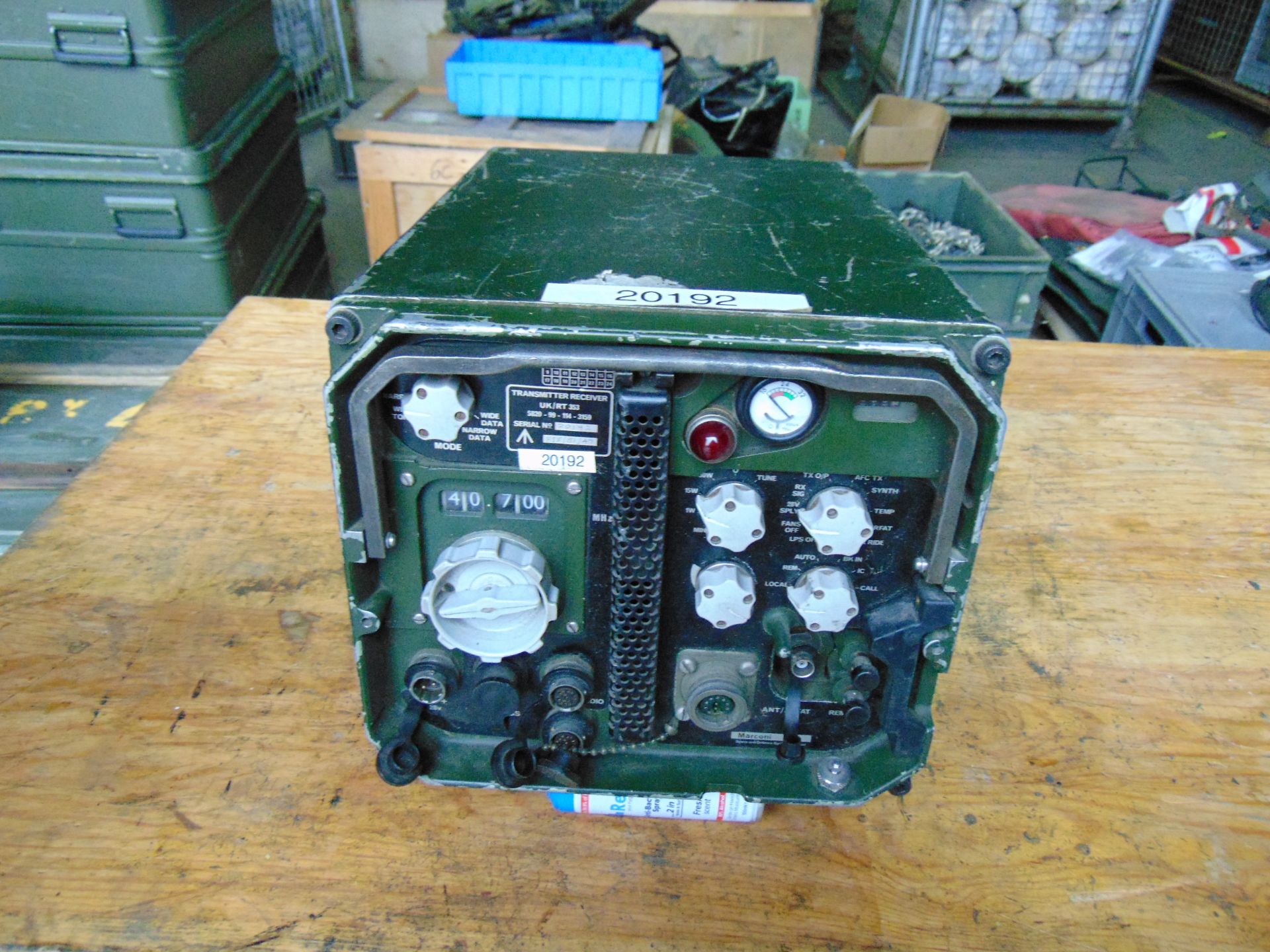 Clansman RT/UK 353 Vehicle Mounted Transmitter Receiver - Bild 4 aus 5