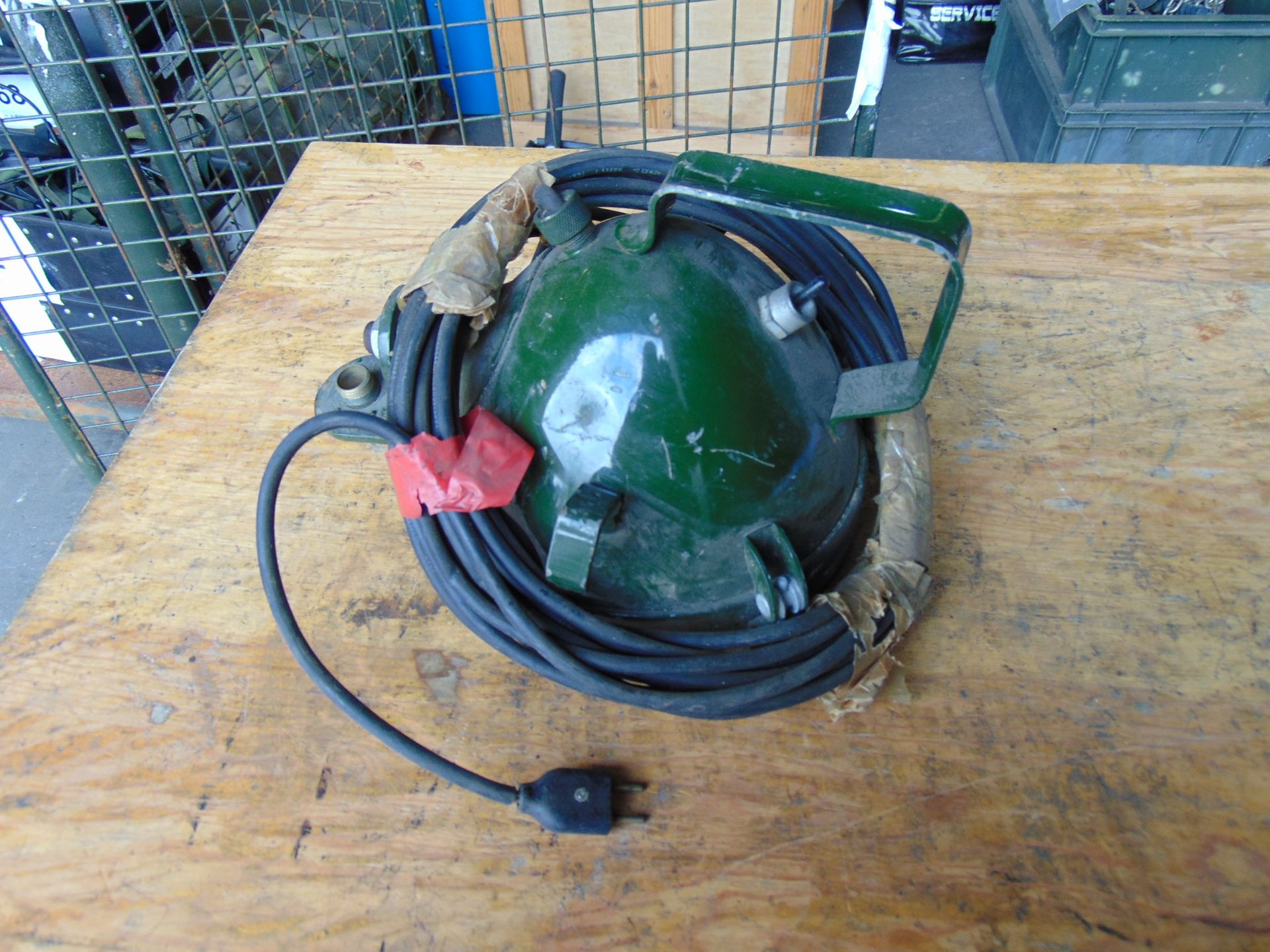 Land Rover Francis Search Light c/w Lead and Plug - Image 4 of 5